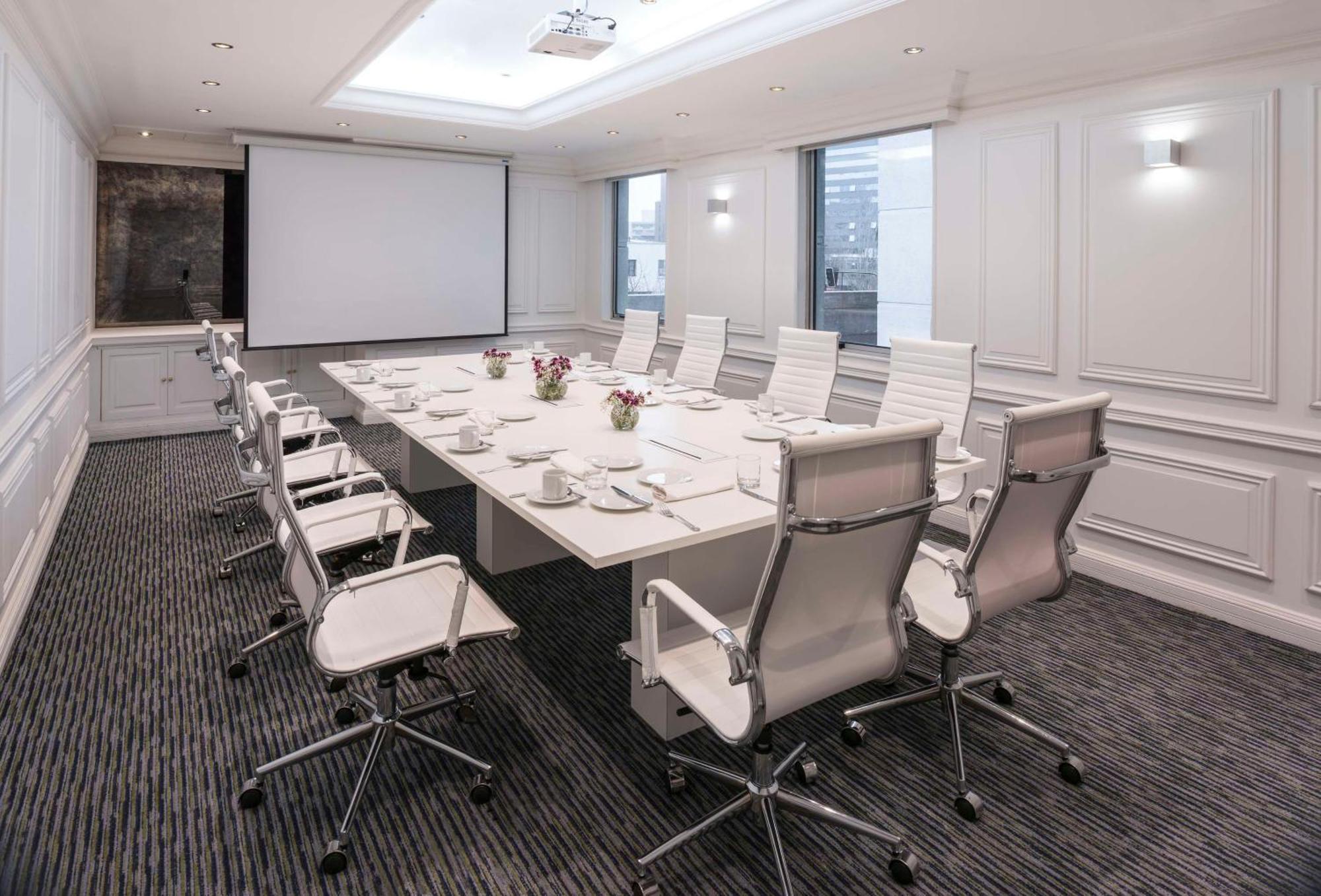 Nh Collection Plaza Santiago Otel Dış mekan fotoğraf Meeting room